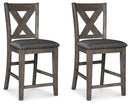 Caitbrook Counter Height Upholstered Bar Stool - 5th Ave Furniture