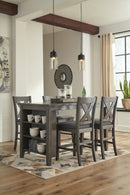 Caitbrook Counter Height Upholstered Bar Stool - 5th Ave Furniture