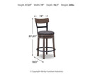 Caitbrook Counter Height Bar Stool - 5th Ave Furniture