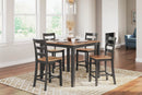 Gesthaven Counter Height Dining Table and 4 Barstools (Set of 5) - 5th Ave Furniture