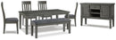 Hallanden Dining Room Set - 5th Ave Furniture