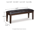 Haddigan Dining Bench - 5th Ave Furniture