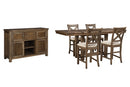 Moriville Counter Height Dining Set - 5th Ave Furniture