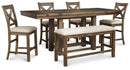 Moriville Counter Height Dining Set - 5th Ave Furniture