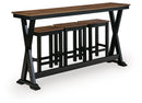 Wildenauer Counter Height Dining Table and 3 Barstools Set - 5th Ave Furniture
