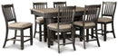 Tyler Creek Counter Height Dining Set - 5th Ave Furniture
