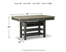 Tyler Creek Counter Height Dining Set - 5th Ave Furniture