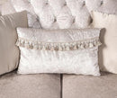Acapulco White & Espresso Loveseat