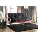 Aksel Black/Red Futon Mattress, Black, Red & Gray