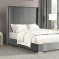 Cadwell E.King, Queen, & Full Bed White, Gray, & Black - 5th Ave Furniture