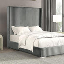 Cadwell E.King, Queen, & Full Bed White, Gray, & Black - 5th Ave Furniture