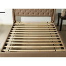 Carly Cal.King, E.King, Full, & Queen Bed Grey & Brown - 5th Ave Furniture