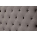 Cayla Cal.King, E.King, & Queen Bed Silver & Grey