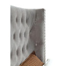 Cayla Cal.King, E.King, & Queen Bed Silver & Grey - 5th Ave Furniture