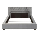 Cayla Cal.King, E.King, & Queen Bed Silver & Grey - 5th Ave Furniture