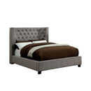 Cayla Cal.King, E.King, & Queen Bed Silver & Grey - 5th Ave Furniture