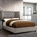 Cayla Cal.King, E.King, & Queen Bed Silver & Grey - 5th Ave Furniture