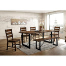 Dulce Dining Table Set Bench - 5th Ave Furniture