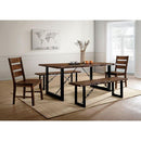 Dulce Dining Table Set Bench - 5th Ave Furniture
