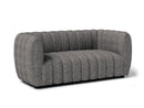 AVERSA Loveseat, Black, Gray, & White