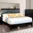 Enrico Full Queen Bed Brown, Black, & Cherry - 5th Ave Furniture