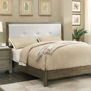 Enrico Full Queen Bed Brown, Black, & Cherry - 5th Ave Furniture