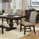 Faulk 7 Pc Dining Table Set - 5th Ave Furniture