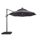Nuti 10 Ft Round Umbrella w/ LED Light + 37" Large Base - 5th Ave Furniture