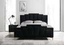 Florizel Bed Black & Red