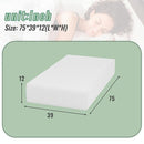 Coreopsis 12" Twin Memory Foam Wave Comfort
