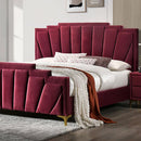 Florizel Bed Black & Red