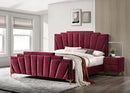 Florizel Bed Black & Red