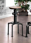 Foskey Antique Black Bar Stool (2/CTN) - 5th Ave Furniture