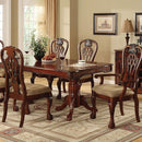 GEORGETOWN Antique Cherry Dining Table w/ Double Pedestals - 5th Ave Furniture