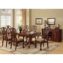 GEORGETOWN Antique Cherry Dining Table w/ Double Pedestals - 5th Ave Furniture