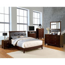 Gerico II Brown Cherry Mirror - 5th Ave Furniture