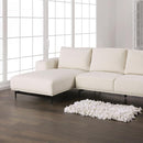 Baerum Sectional, Left & Right Chaise Beige & Gray - 5th Ave Furniture