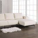 Baerum Sectional, Left & Right Chaise Beige & Gray - 5th Ave Furniture