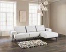 Baerum Sectional, Left & Right Chaise Beige & Gray - 5th Ave Furniture