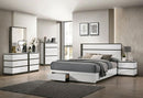 Birsfelden Queen Bedroom Set White - 5th Ave Furniture