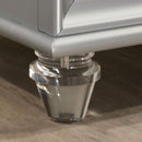 MADDIE Night Stand, Silver - 5th Ave Furniture