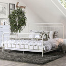 IRIA Vintage White Cal.King, E.King, & Full Bed - 5th Ave Furniture