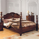 Tuscan II Glossy Dark Pine Cal.King, E.King, & Queen Bed - 5th Ave Furniture