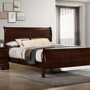 Louis Philippe Full, Twin, Full, & King Bed Black, Grey, Brown & White - 5th Ave Furniture