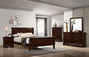 Louis Philippe Full, Twin, Full, & King Bed Black, Grey, Brown & White