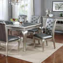 Amina Champagne Dining Table - 5th Ave Furniture