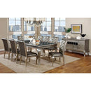 Amina Champagne Dining Table - 5th Ave Furniture