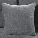 LYNDA Sofa w/ Pillows, Dark Gray - 5th Ave Furniture
