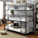 Olga I Antique Black Full/Full Bunk Bed - 5th Ave Furniture