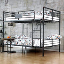 Olga I Antique Black Full/Full Bunk Bed - 5th Ave Furniture